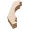 Ekena Millwork 3-inch W x 14-inch D x 18-inch H Pescadero Rough Cedar Woodgrain TimberThane Knee Brace, Primed BRCUR03X14X18PECRCPR - alternate 4